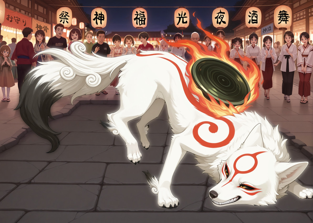 amaterasu (okami (capcom)) directed by notthatclassic