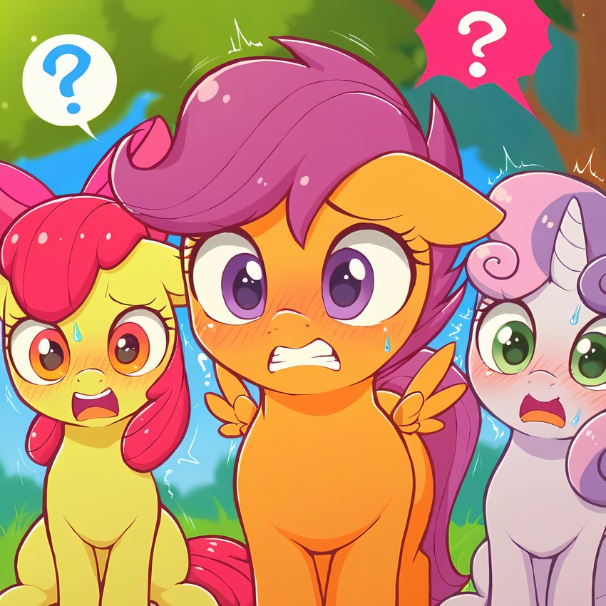 apple bloom, scootaloo, and sweetie belle directed by venisoncreampie