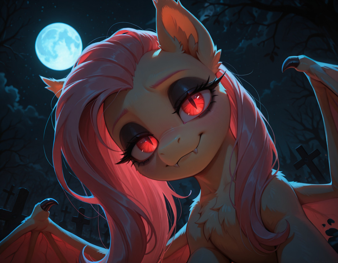 flutterbat and fluttershy (friendship is magic and etc) directed by anonymous director