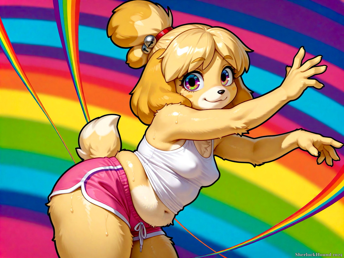 isabelle (animal crossing and etc) directed by sherlock hound (director)