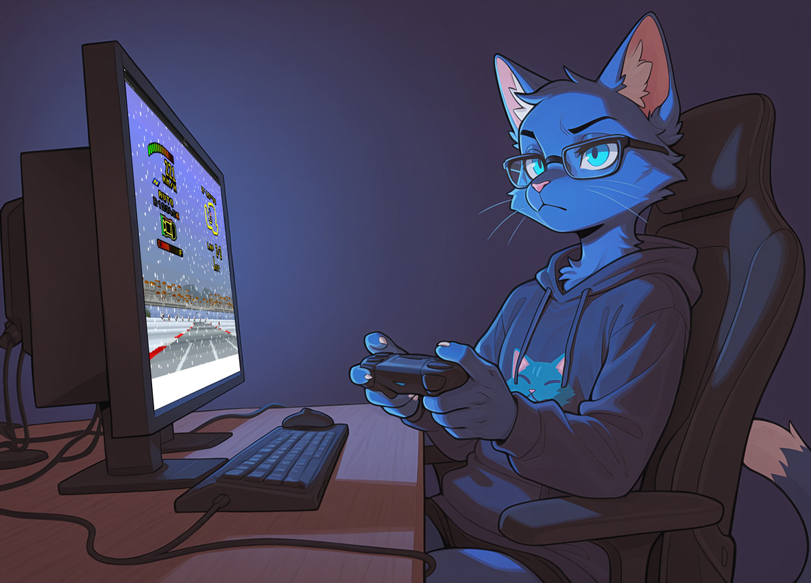 fan character and johnny kat directed by j00ooe