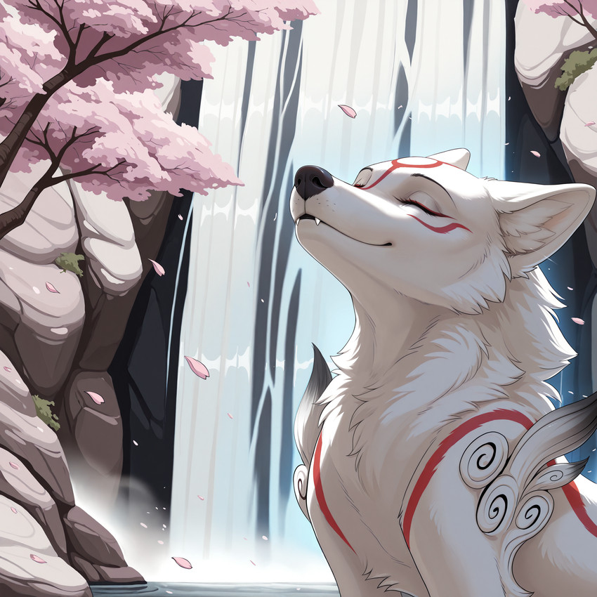 amaterasu (okami (capcom) and etc) directed by notthatclassic