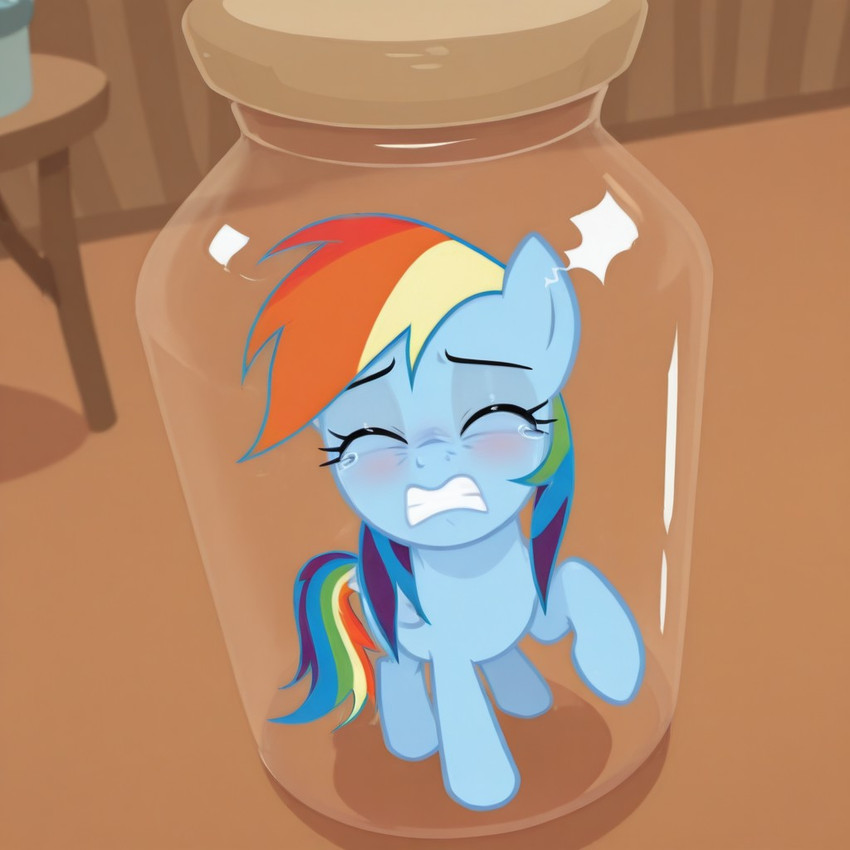 rainbow dash (pony cum jar project and etc) directed by boxen549