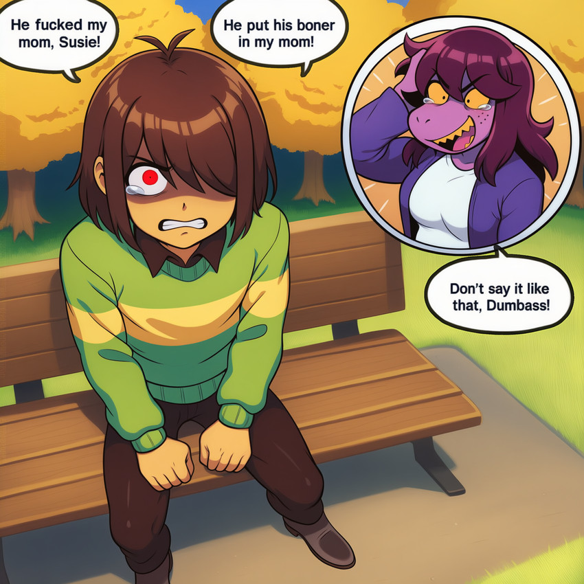 kris and susie (undertale (series) and etc) directed by yasuhikonsfw