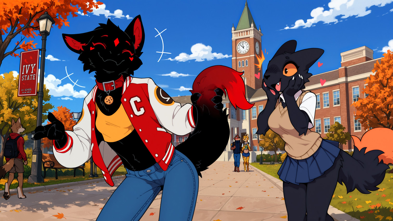 background character and cookie (casualties: unknown) directed by anotheranon