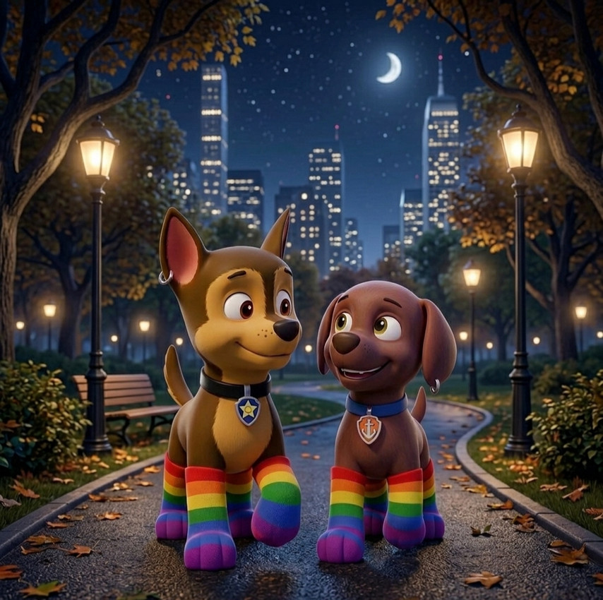 chase and zuma (paw patrol) directed by moriz