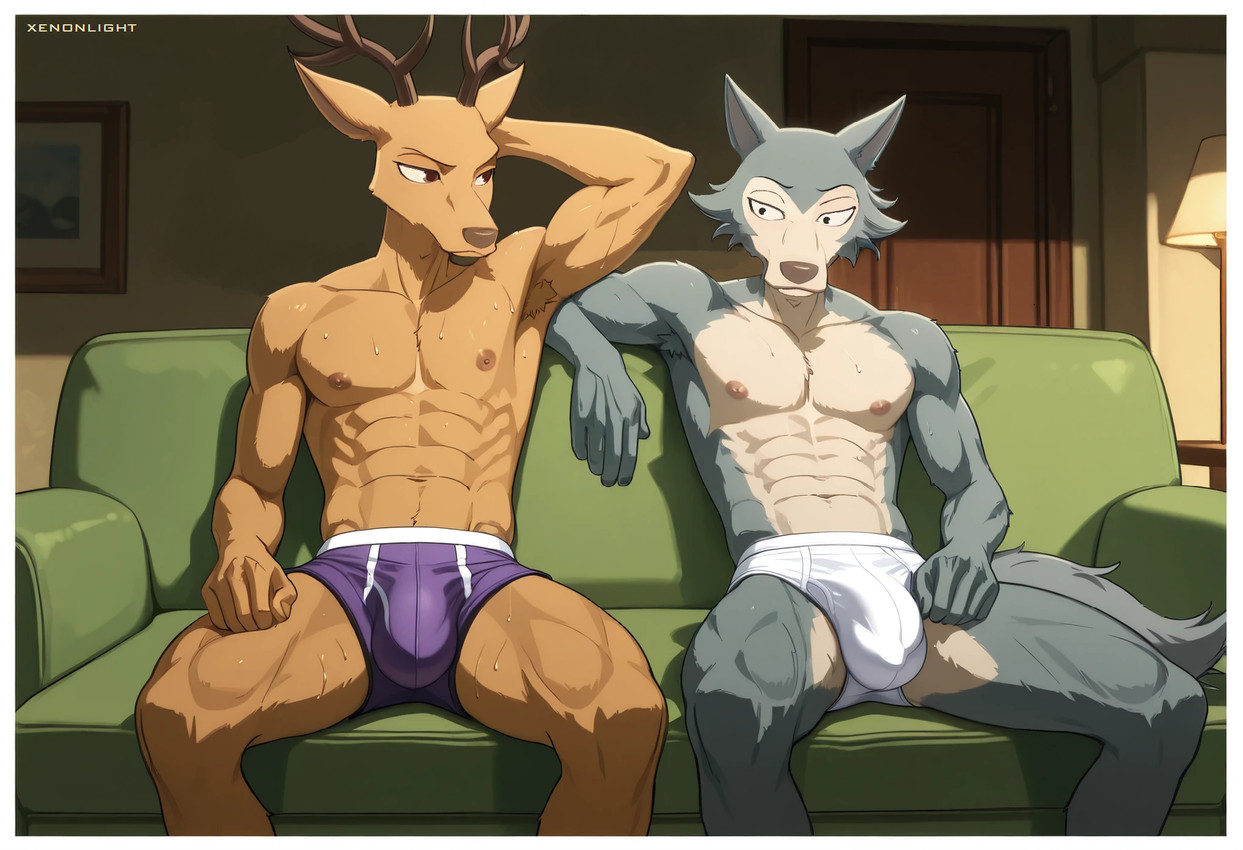 legoshi and louis (beastars) directed by xenonlight