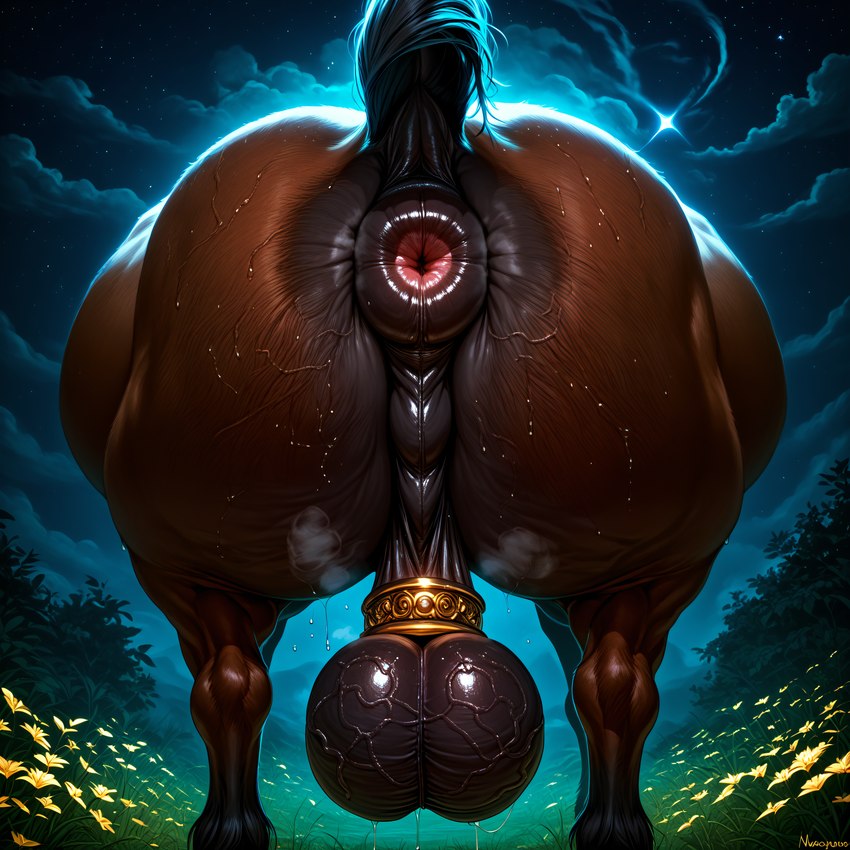 animal_genitalia animal_penis anus autumn ball_ring ball_stretcher balls big_balls big_butt big_penis bodily_fluids butt butt_focus equine_genitalia equine_penis feral flower genital_fluids genitals glowing huge_balls huge_butt huge_penis inviting leaf male musk musk_clouds night outside penis perineum plant precum presenting presenting_hindquarters puffy_anus saggy_balls sky solo sparkles star starry_sky steam steaming_body sweat sweating_profusely sweaty sweaty_balls sweaty_body sweaty_butt sweaty_genitalia vein veiny_balls muskfarm equid equine horse mammal absurd_res hi_res