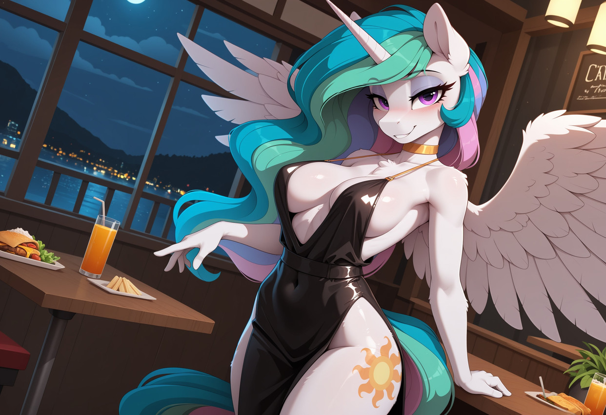 princess celestia (friendship is magic and etc) directed by liwih