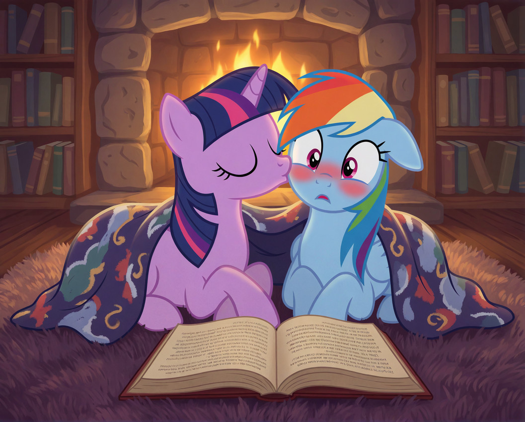 rainbow dash and twilight sparkle (friendship is magic and etc) directed by tyto4tme4l