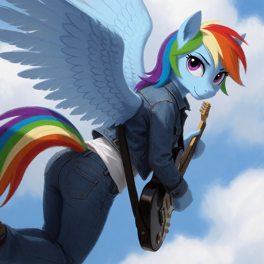 rainbow dash (friendship is magic and etc) directed by foxntail