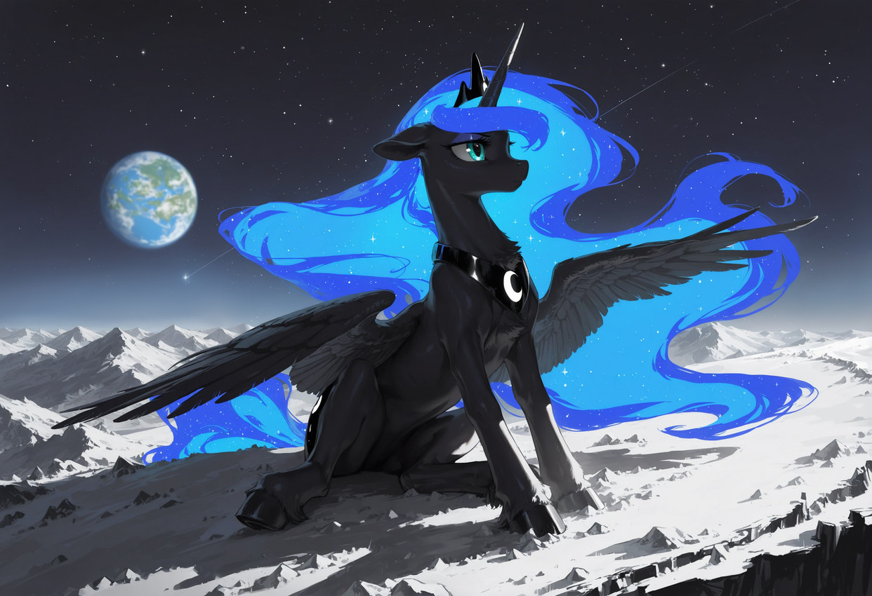 princess luna (friendship is magic and etc) directed by nestralyx