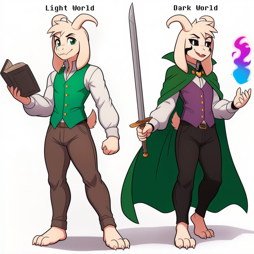 asriel dreemurr (undertale (series) and etc) directed by yasuhikonsfw