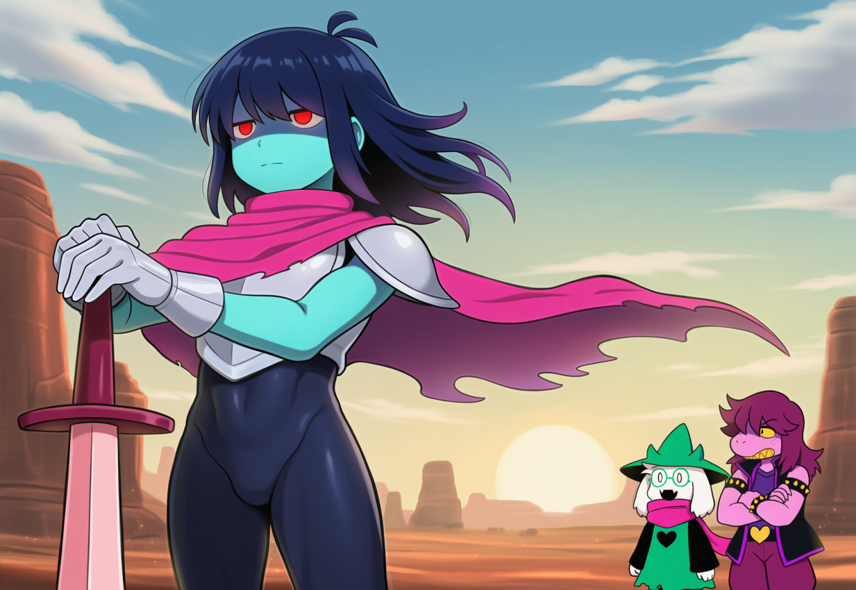 kris, ralsei, and susie (undertale (series) and etc) directed by yasuhikonsfw