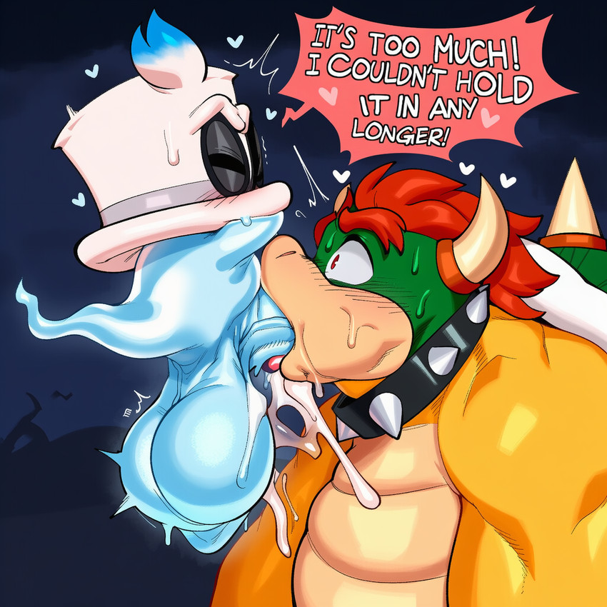bowser and cappy (super mario bros and etc) directed by hellsonger
