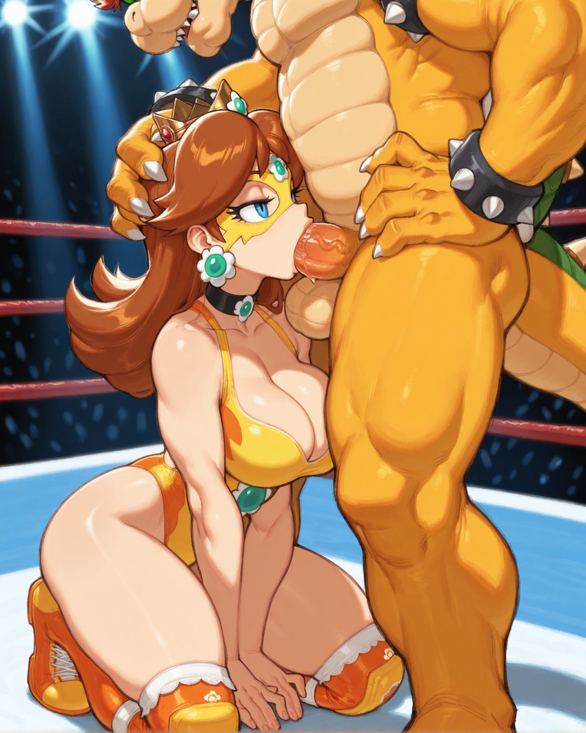 bowser and princess daisy (mario bros and etc) directed by anonymous director