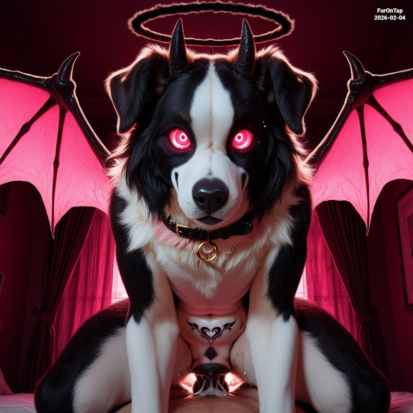 animal_genitalia animal_pussy bestiality black_body black_fur black_nose bodily_fluids canine_genitalia canine_pussy collar collar_only cowgirl_position cum cum_in_pussy cum_inside detailed_background detailed_fur dominant dominant_female dominant_feral duo faceless_character faceless_human faceless_male female female_feral female_on_human female_penetrated feral feral_penetrated first_person_view from_front_position fur genital_fluids genitals halo horn human_on_feral human_penetrating human_penetrating_female human_penetrating_feral human_pov hypnosis hypnotic_eyes hypnotizing_viewer inside interspecies looking_at_viewer low-angle_view male male/female male_on_feral male_penetrating male_penetrating_female male_penetrating_feral male_pov mind_control multicolored_body multicolored_fur nude on_bottom on_top penetration penis pink_eyes pussy realistic sex spread_wings submissive submissive_human submissive_male two_tone_body two_tone_fur vaginal vaginal_penetration white_body white_fur white_skin wings womb_tattoo furontap border_collie canid canid_demon canine canis collie demon domestic_dog hellhound herding_dog human mammal pastoral_dog sheepdog 2026 colored detailed hi_res shaded