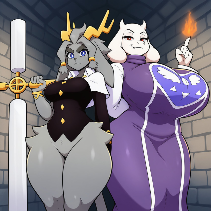 sybil and toriel (undertale (series)) directed by yasuhikonsfw