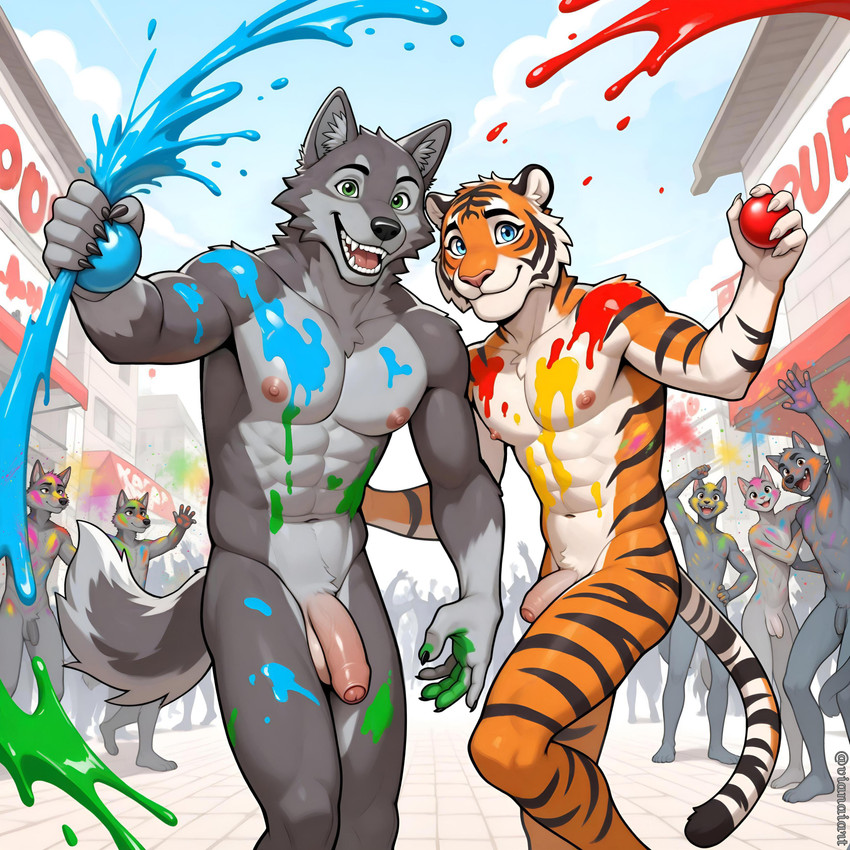 background character (holi) directed by vianaiart