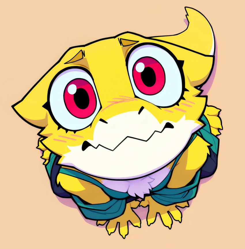 3_toes 4_fingers anthro big_eyes blue_clothing blue_dress blush chibi clothing dress feet female fingers fur hand_on_ground high-angle_view kneeling_on_ground looking_at_viewer pink_eyes simple_background solo toes white_body white_fur worried yellow_body yellow_fur adragocult jaune_(adragocult) furred_kobold kobold absurd_res hi_res