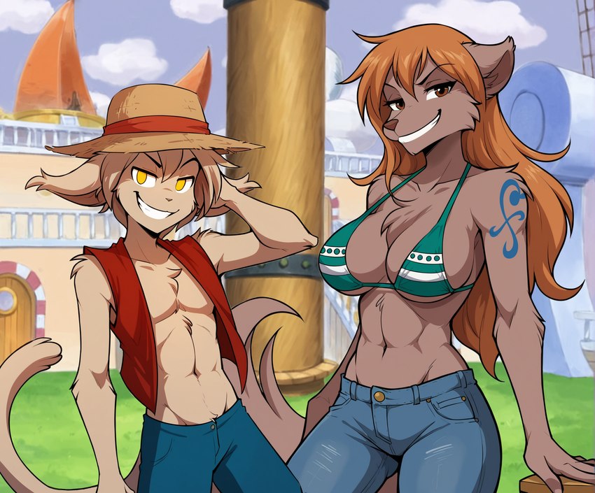 keith keiser, monkey d. luffy, nami, and natani directed by anontk