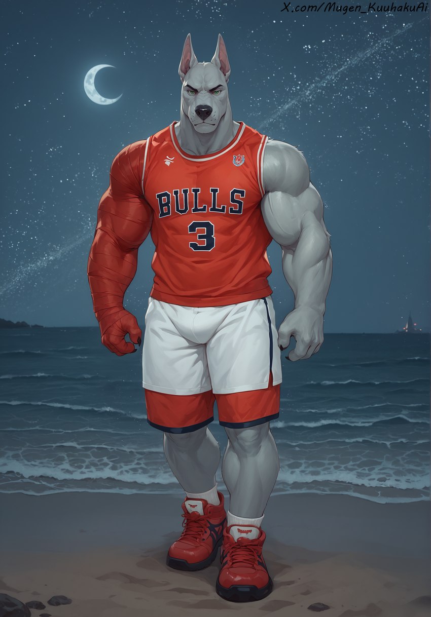 2025 anthro beach biceps big_biceps big_deltoids big_forearm_muscles big_muscles big_pecs big_trapezius big_triceps biped blue_clothing blue_topwear bottomwear broad_shoulders clothed clothed_anthro clothed_male clothing cloud countershade_face countershade_neck countershade_skin countershade_torso countershading crossed_arms dall-e_3 dark_body dark_skin deltoids detailed_background feet fingernails footwear forearm_muscles front_view fur green_eyes grey_body grey_fur huge_biceps huge_deltoids huge_forearm_muscles huge_muscles huge_trapezius huge_triceps humanoid_feet humanoid_hands light light_body light_skin looking_at_viewer male manly moon moonlight multicolored_body multicolored_skin muscular muscular_anthro muscular_arms muscular_legs muscular_male nails night night_sky outside pecs plant plantigrade pose pupils red_clothing red_shirt red_topwear rock sand sea seaside shadow shirt shorts sky smile smiling_at_viewer solo standing thick_neck topwear trapezius triceps two_tone_body two_tone_skin vest water wave white_body white_countershading mugen_kuuhakuai canid canine canis dobermann domestic_dog mammal pinscher detailed digital_drawing_(artwork) digital_media_(artwork) full-length_portrait hi_res lighting portrait shaded