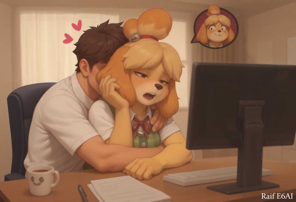 isabelle (animal crossing and etc) directed by raif ai