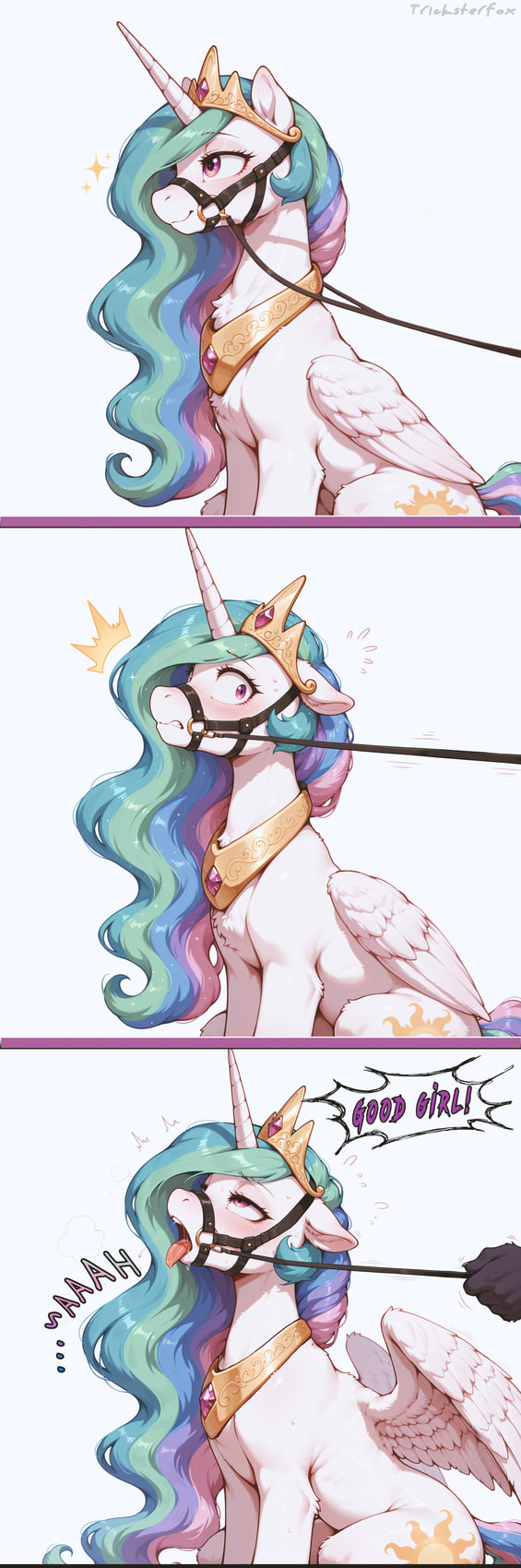 princess celestia (friendship is magic and etc) directed by tricksterfox