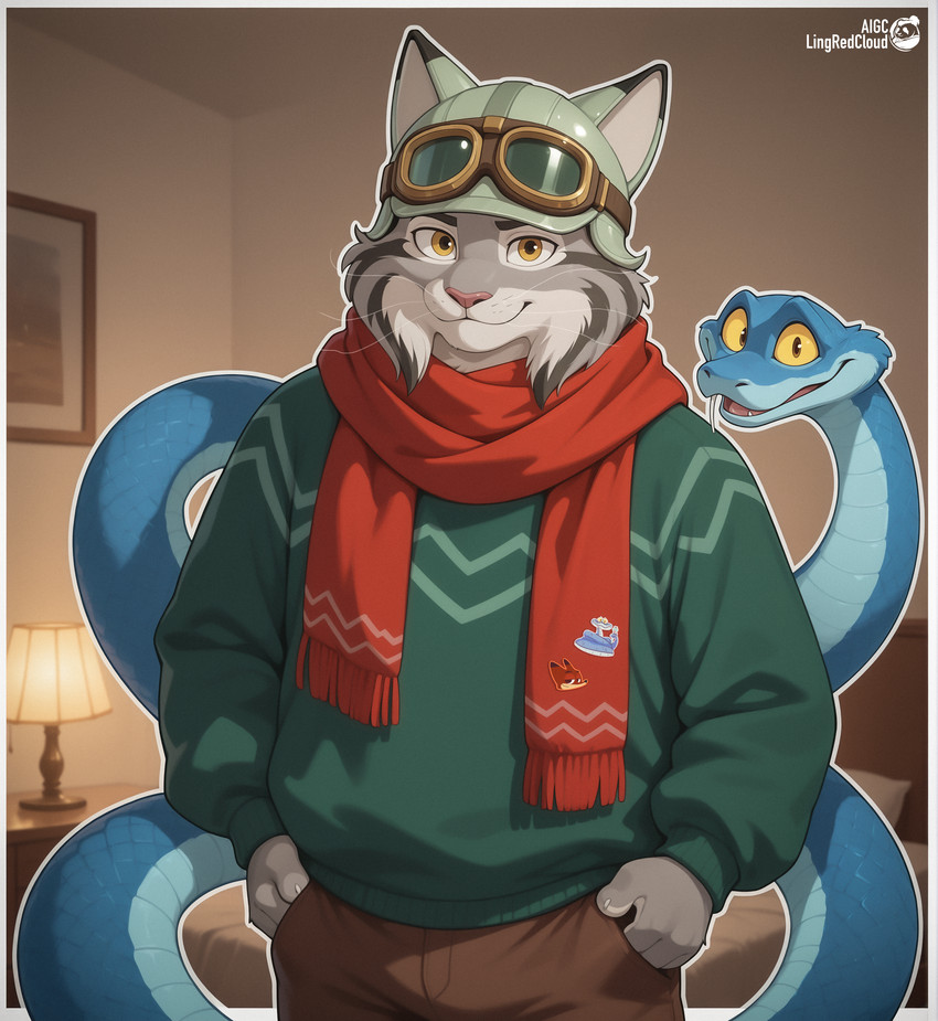 gary de'snake and pawbert lynxley (zootopia and etc) directed by lingredcloud