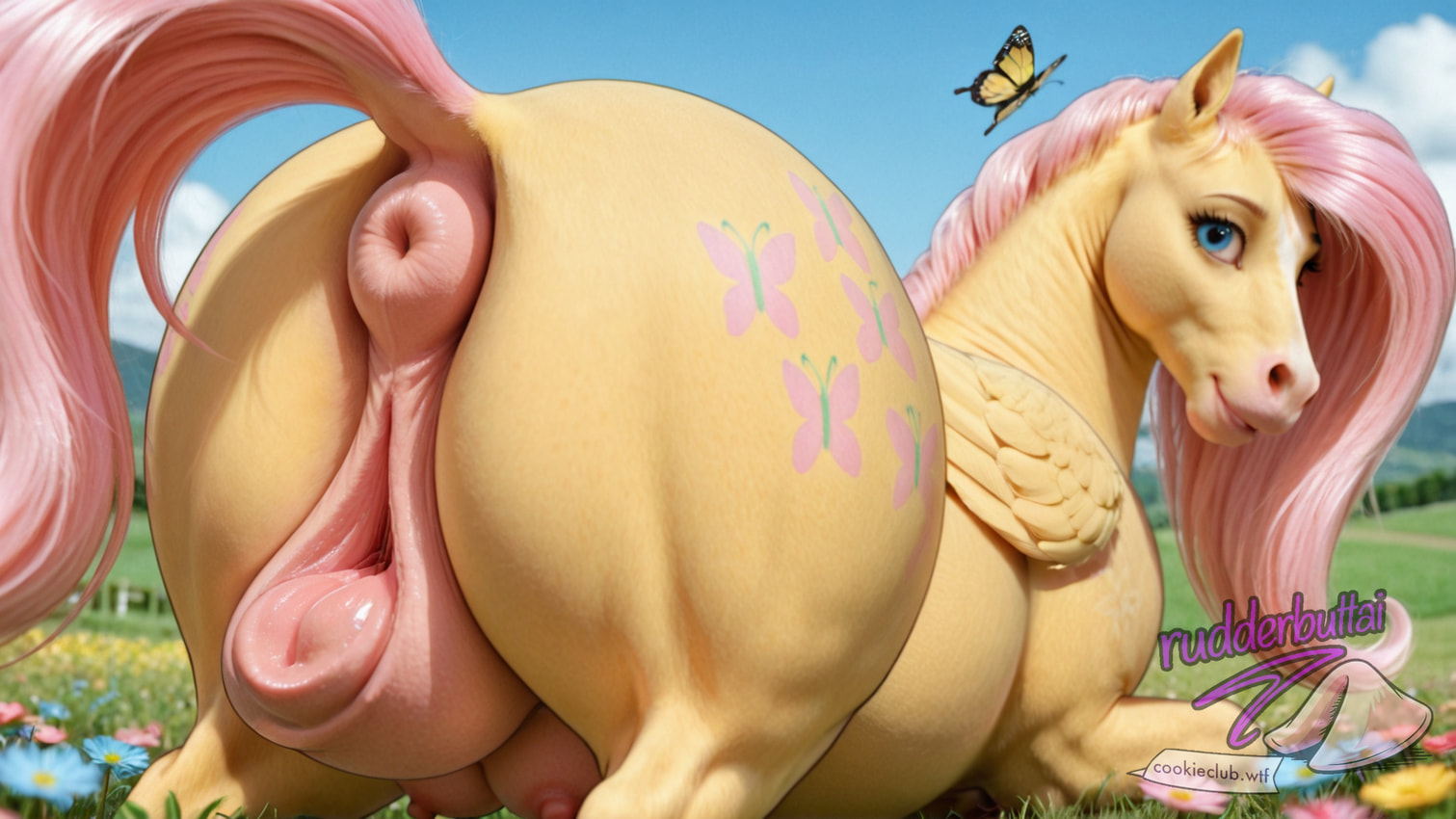 fluttershy (friendship is magic and etc) directed by rudderbuttai (director)